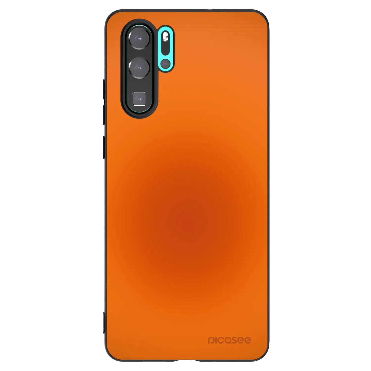 Picasee silikonowe czarne etui na Huawei P30 Pro - Heat Core