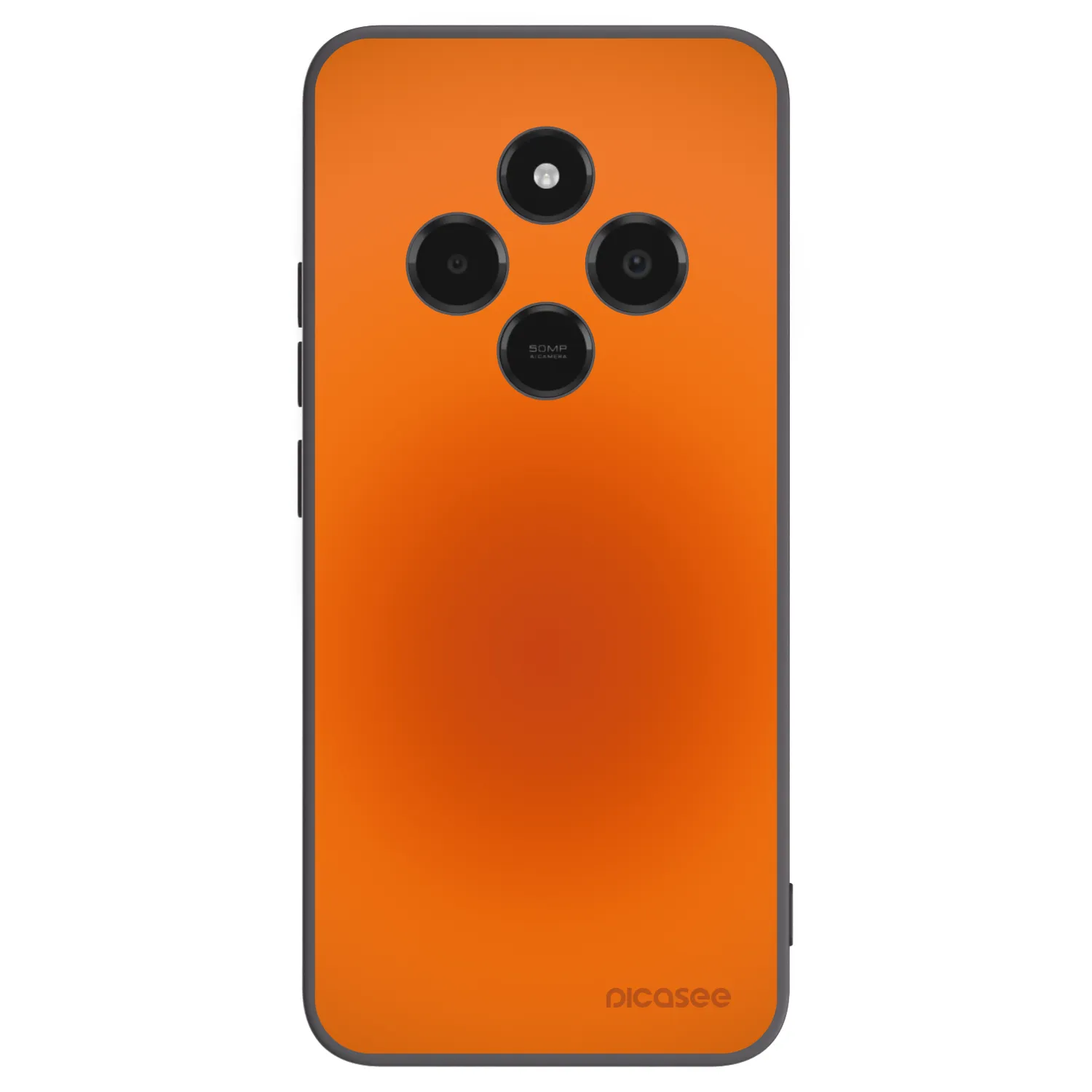Picasee silikonowe czarne etui na Xiaomi Poco C75 - Heat Core
