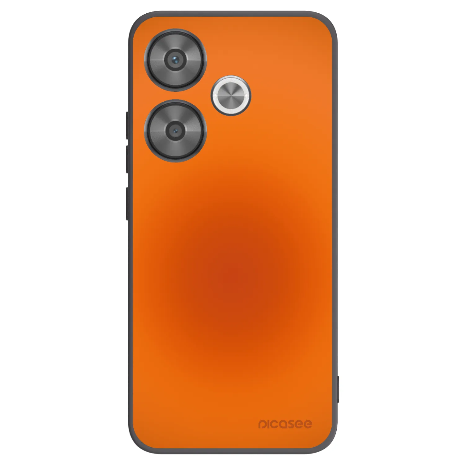 Picasee silikonowe czarne etui na Xiaomi Poco F6 - Heat Core