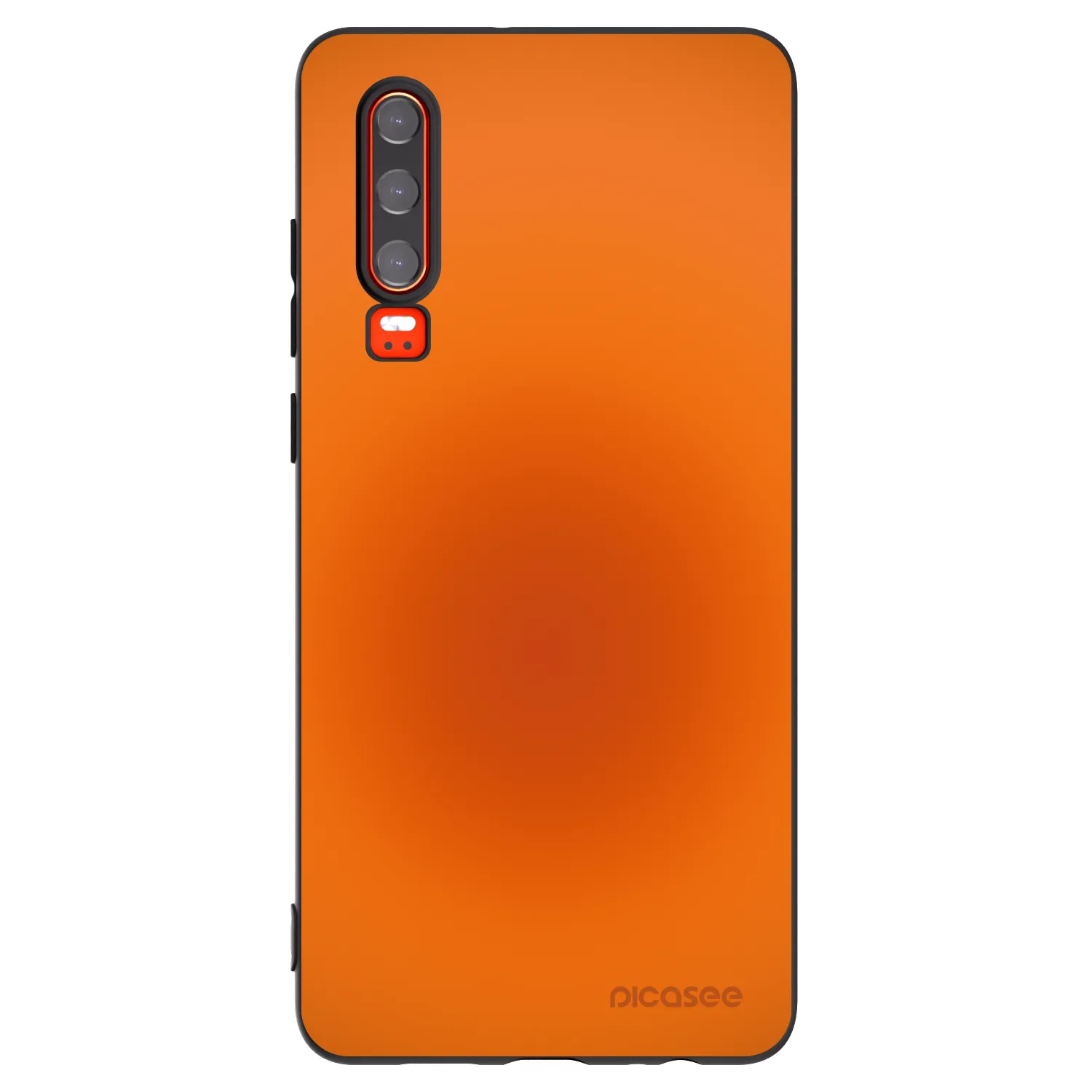 Picasee silikonowe czarne etui na Huawei P30 - Heat Core
