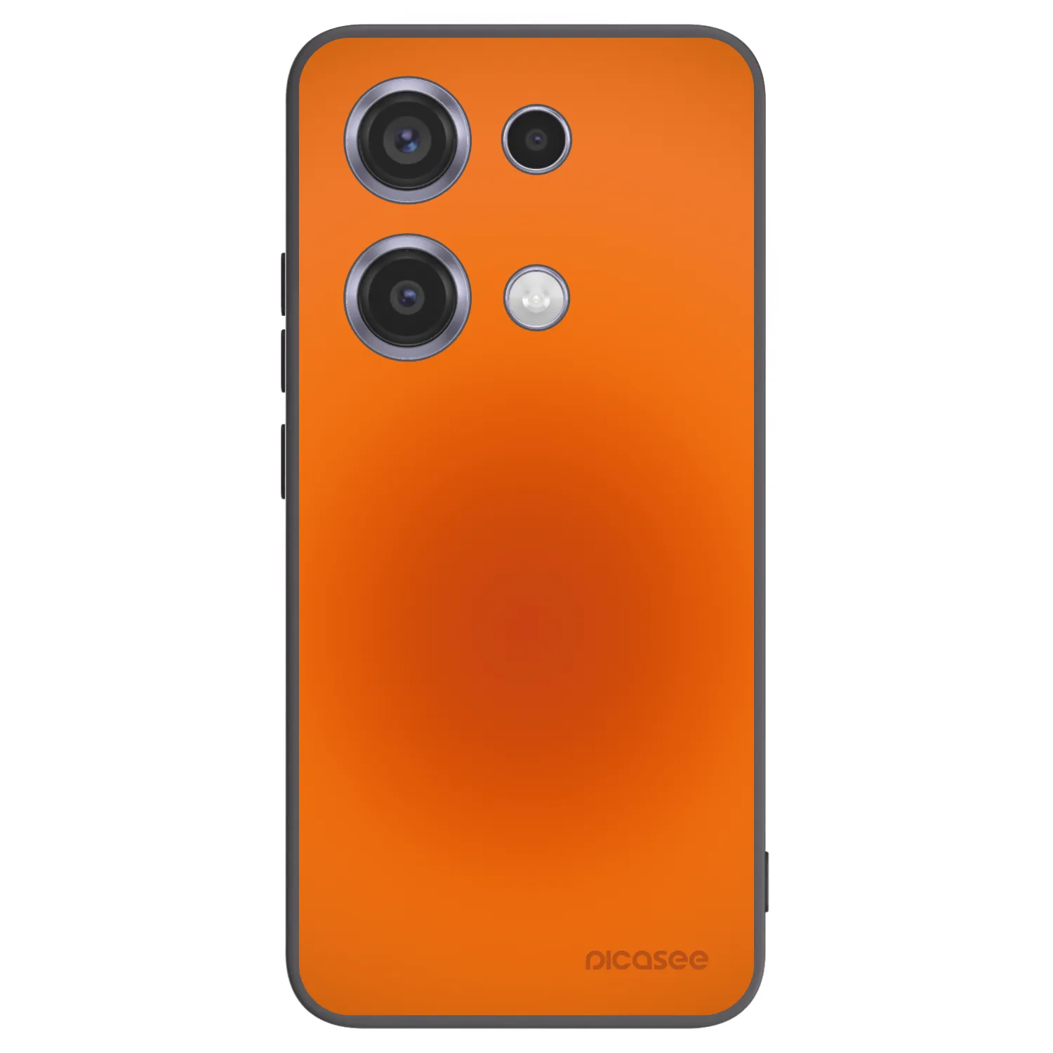 Picasee silikonowe czarne etui na Xiaomi Redmi Note 14S - Heat Core