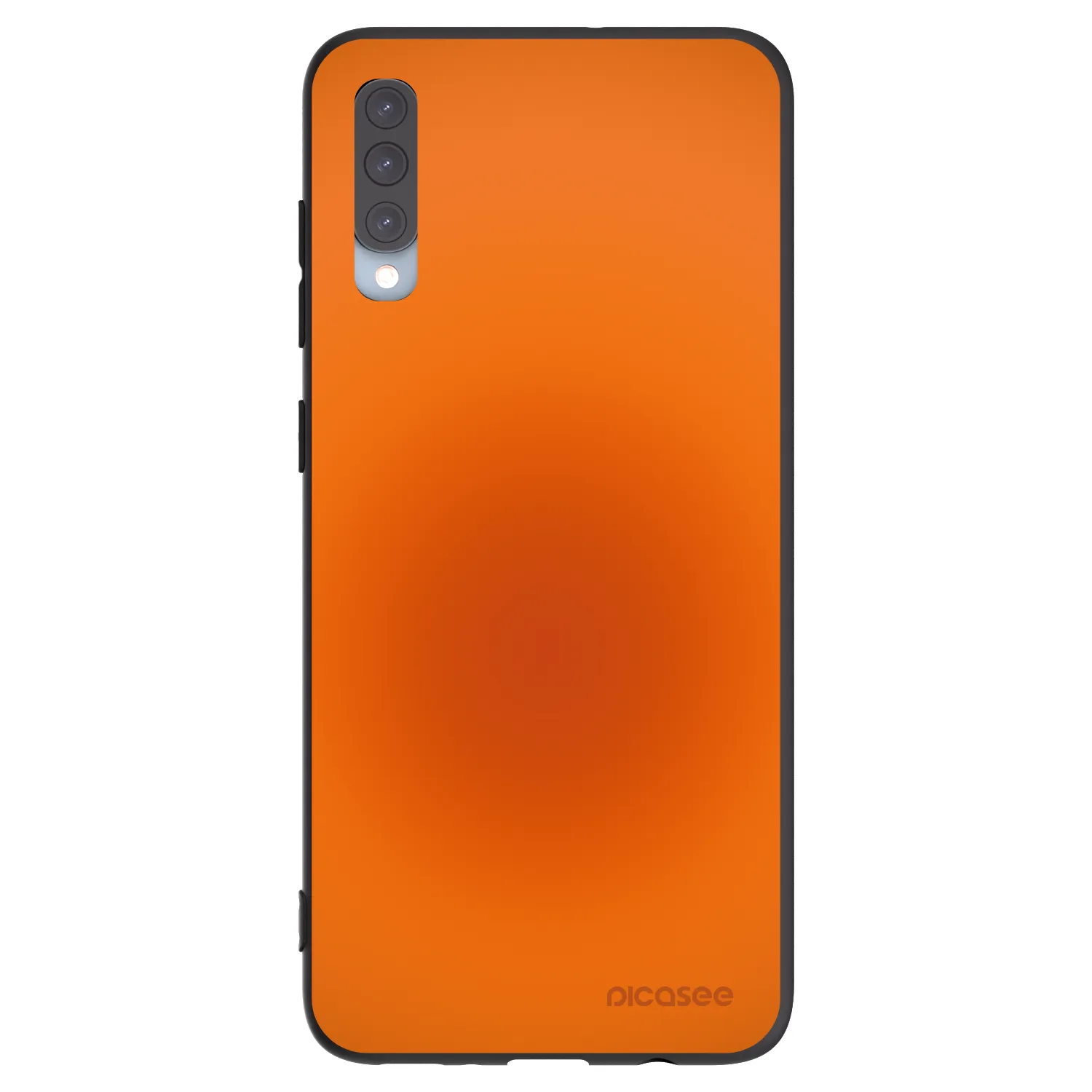 Picasee silikonowe czarne etui na Samsung Galaxy A70 A705F - Heat Core