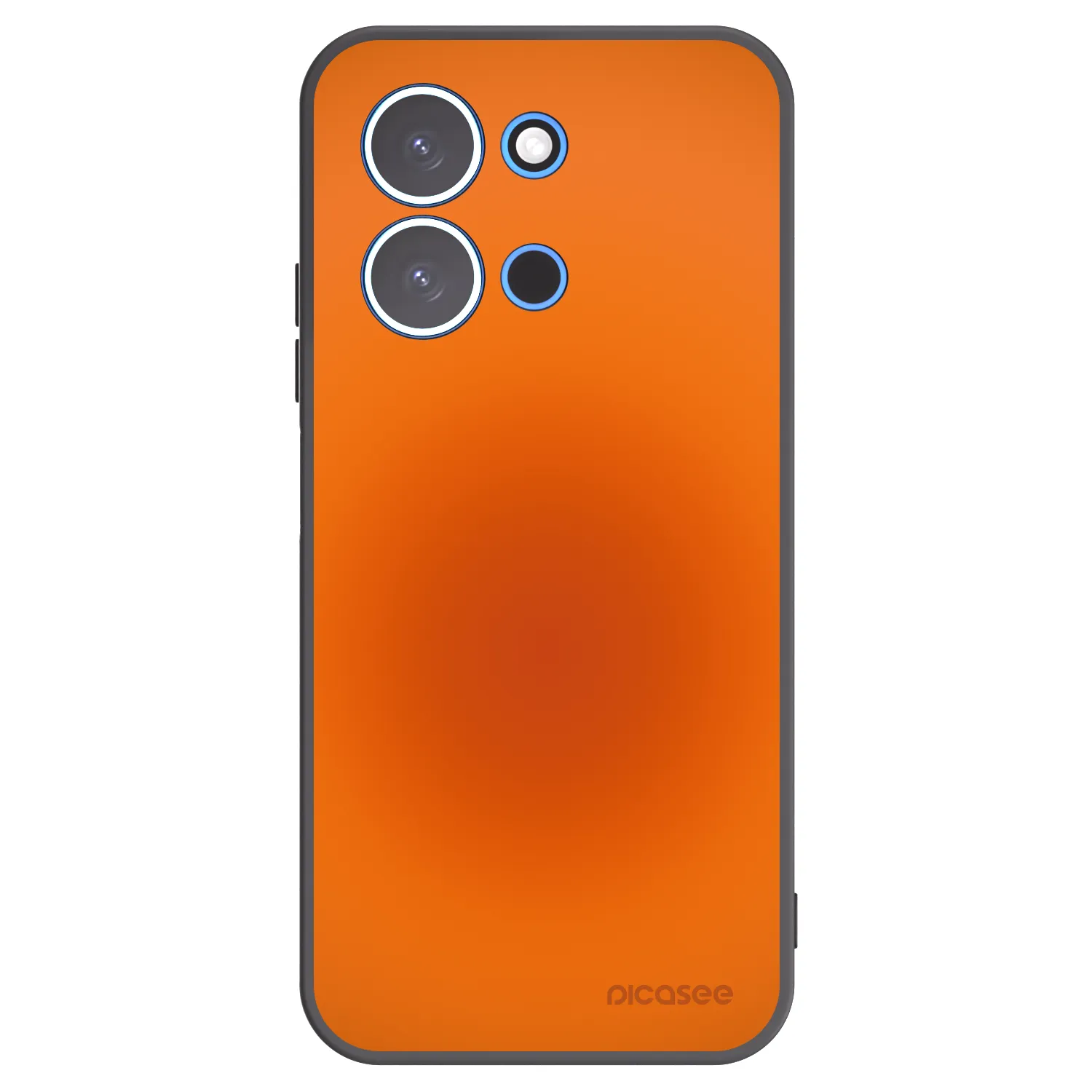 Picasee silikonowe czarne etui na Xiaomi Redmi 15C 4G - Heat Core