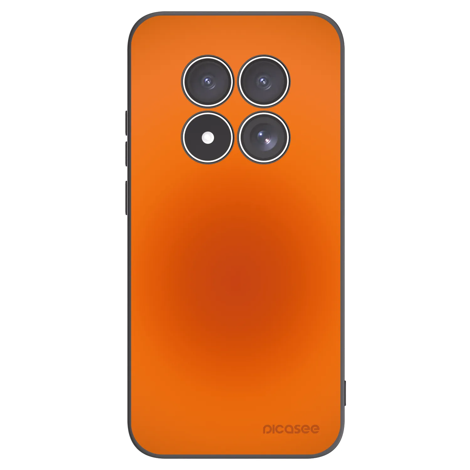 Picasee silikonowe czarne etui na Xiaomi Redmi Note 15 Pro 4G - Heat Core