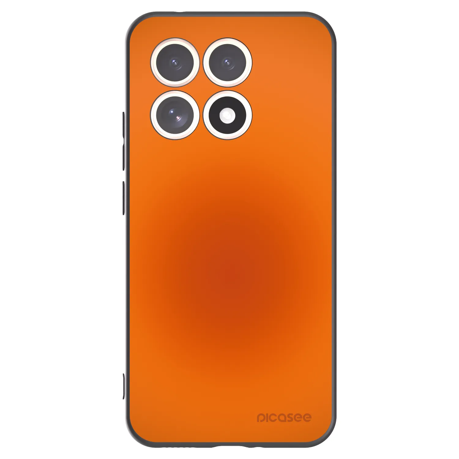 Picasee silikonowe czarne etui na Xiaomi 15T - Heat Core