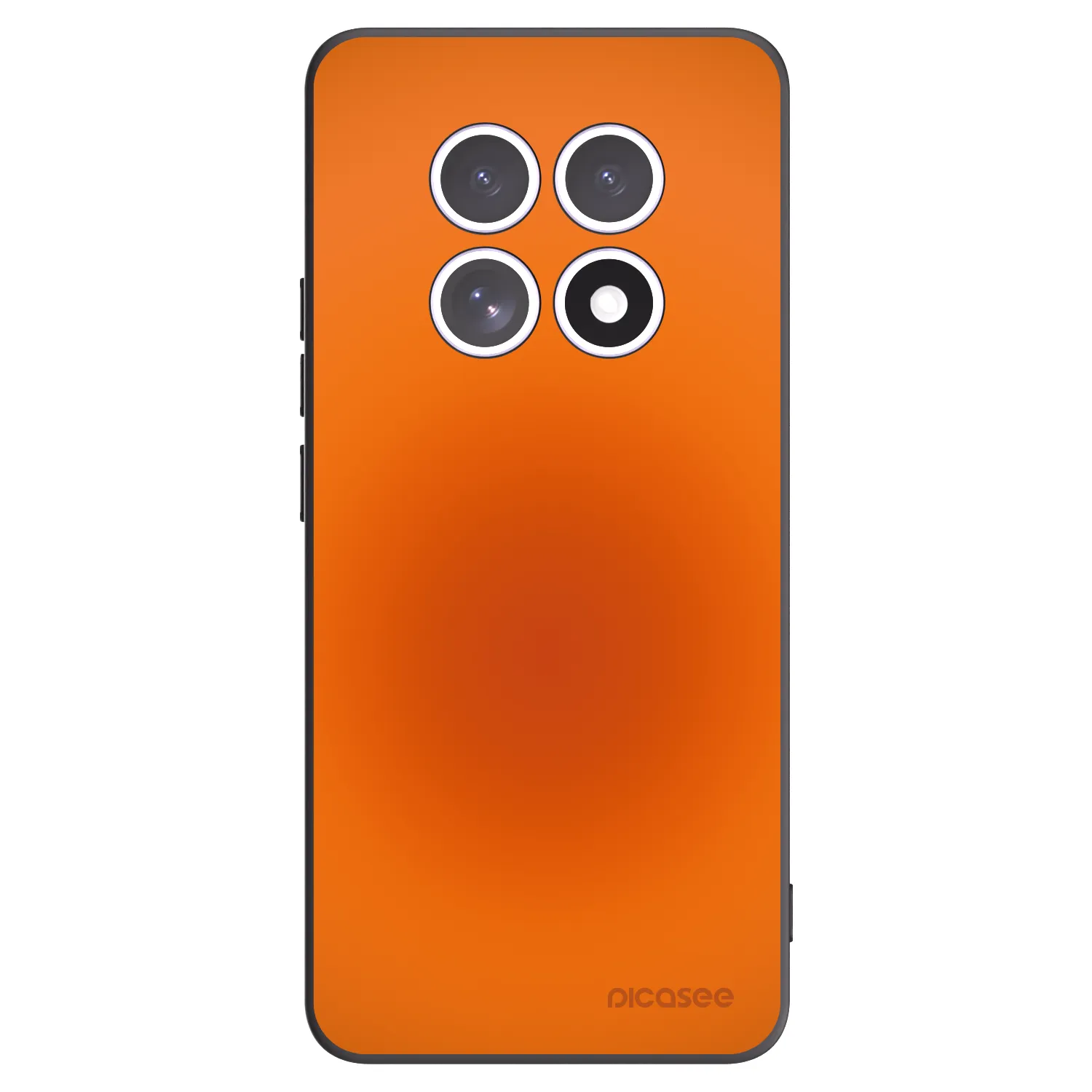 Picasee silikonowe czarne etui na Xiaomi Redmi Note 15 4G - Heat Core