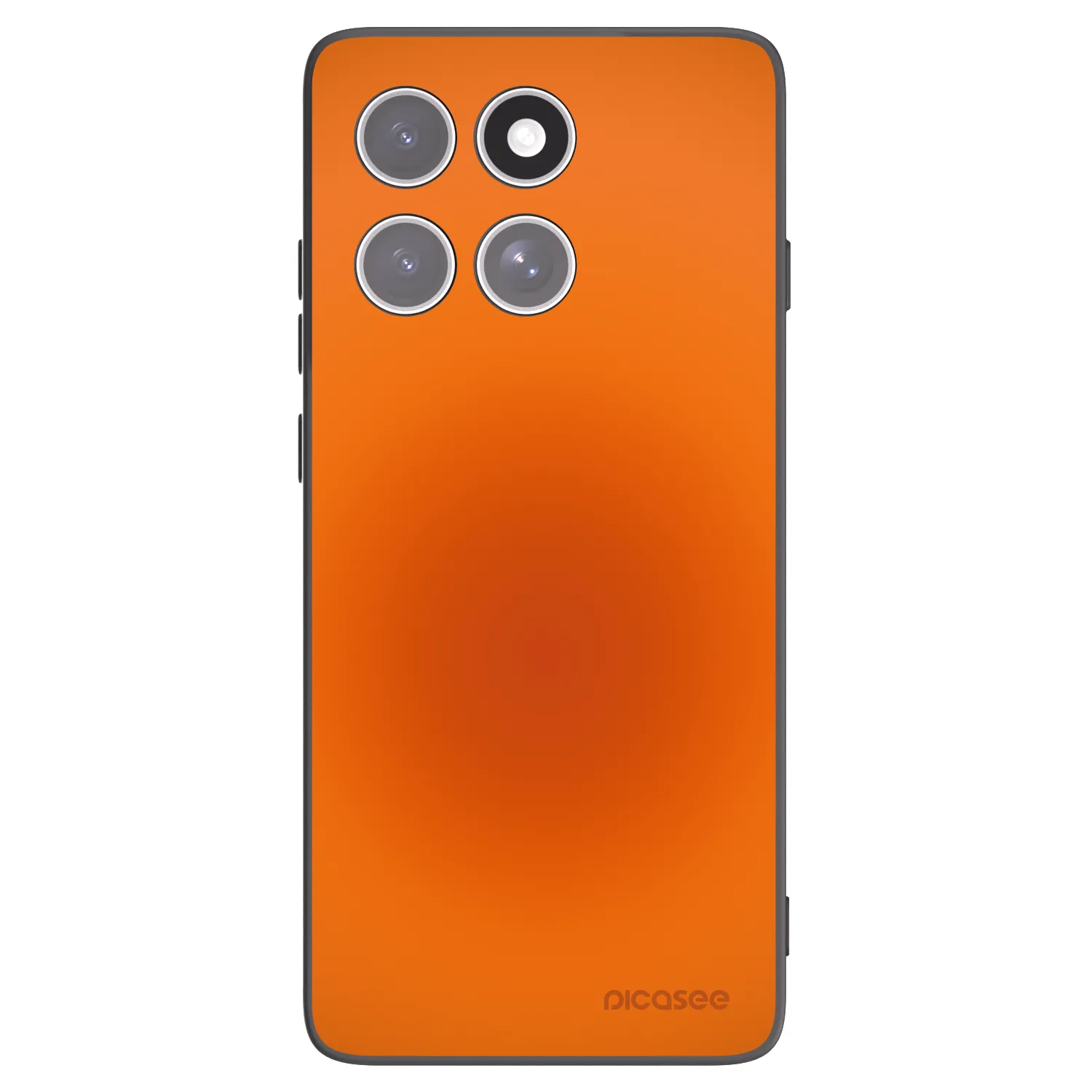 Picasee silikonowe czarne etui na Motorola Edge 60 Fusion - Heat Core