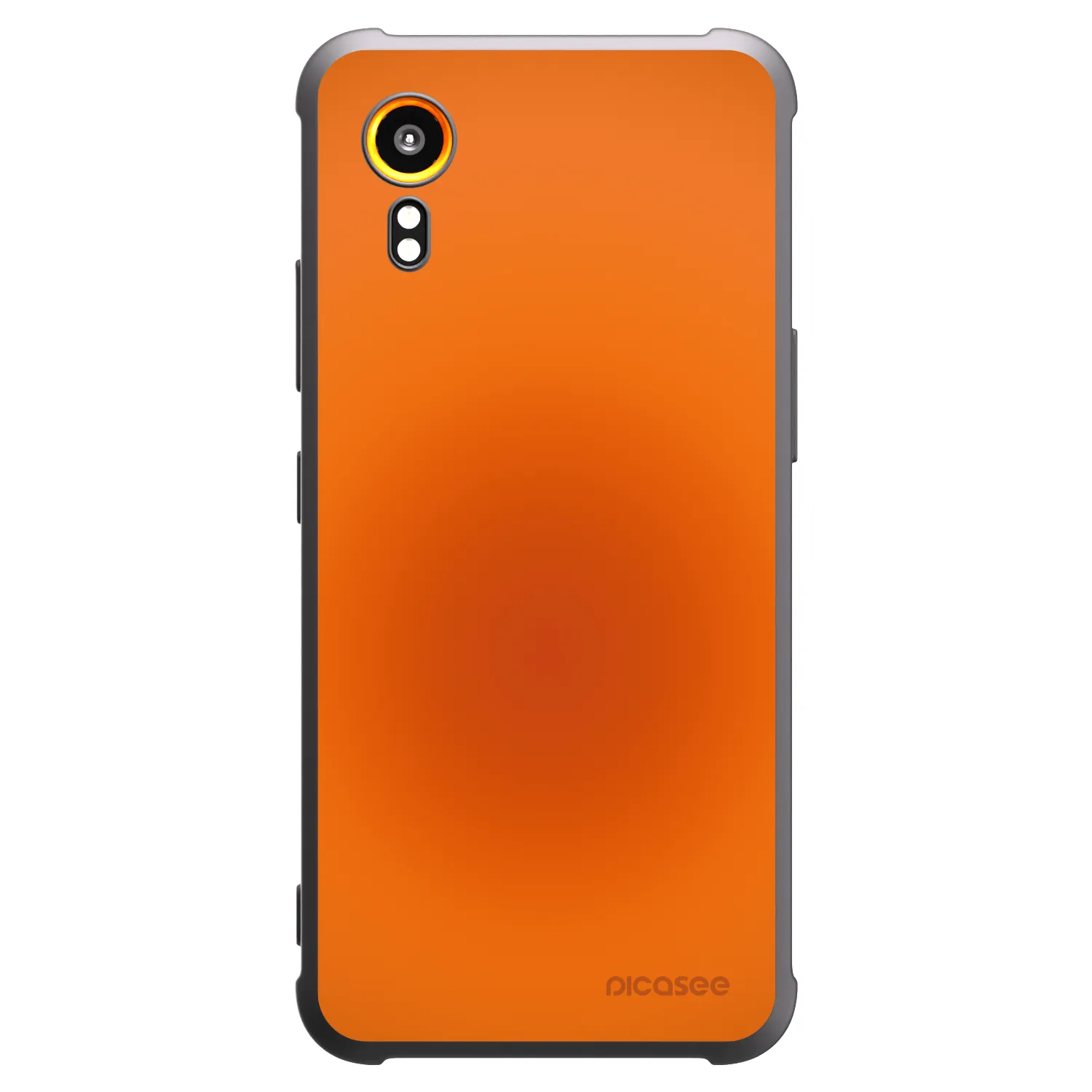 Picasee silikonowe czarne etui na Samsung Galaxy Xcover 7 - Heat Core