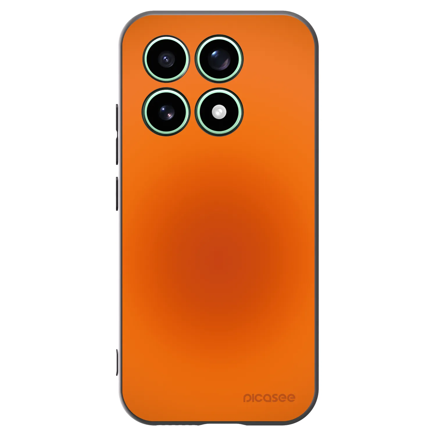 Picasee silikonowe czarne etui na Xiaomi 17 - Heat Core