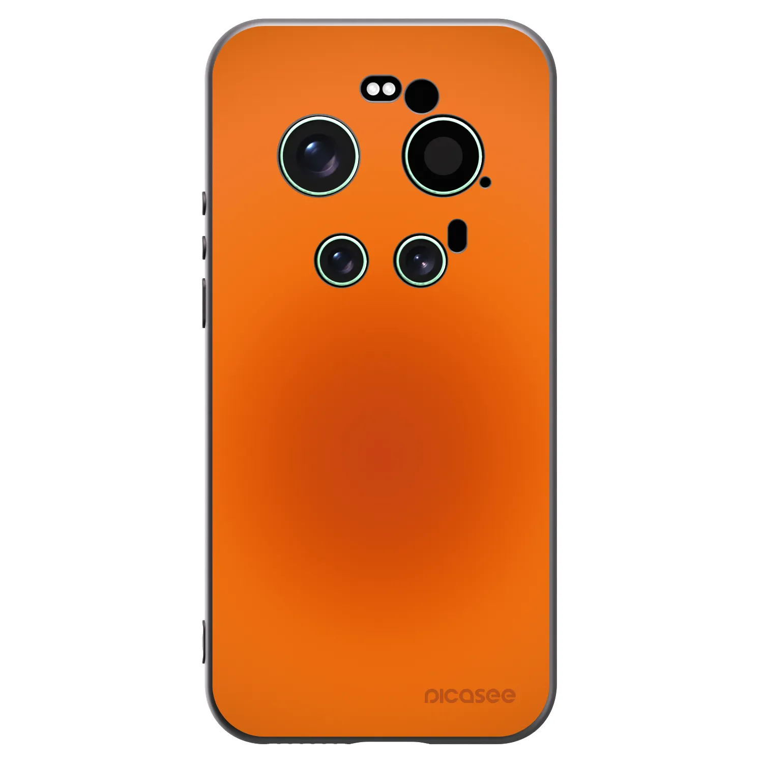 Picasee silikonowe czarne etui na Xiaomi 17 Ultra - Heat Core