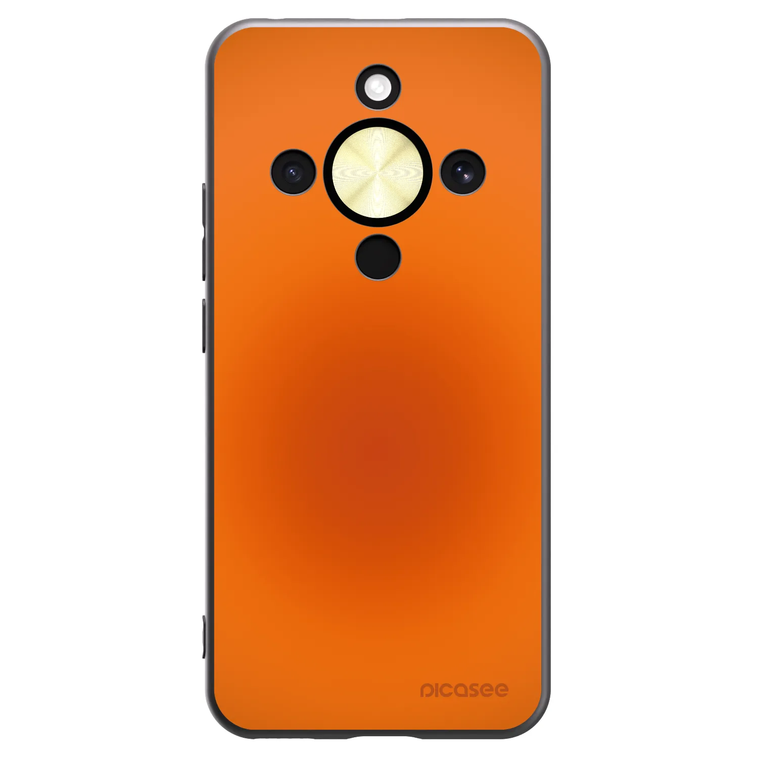 Picasee silikonowe czarne etui na Honor Magic8 Lite 5G - Heat Core