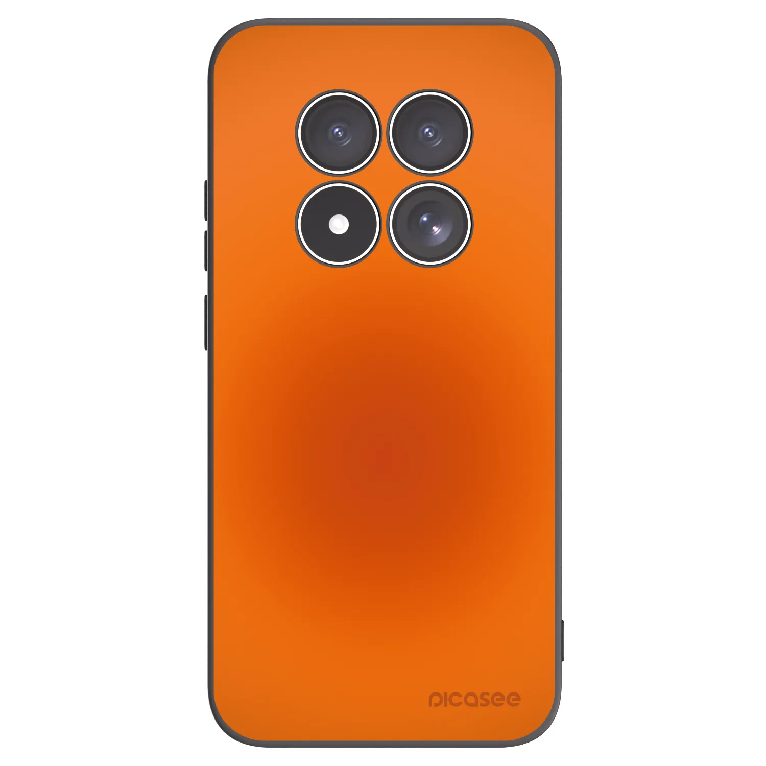 Picasee silikonowe czarne etui na Xiaomi Redmi Note 15 Pro 5G - Heat Core