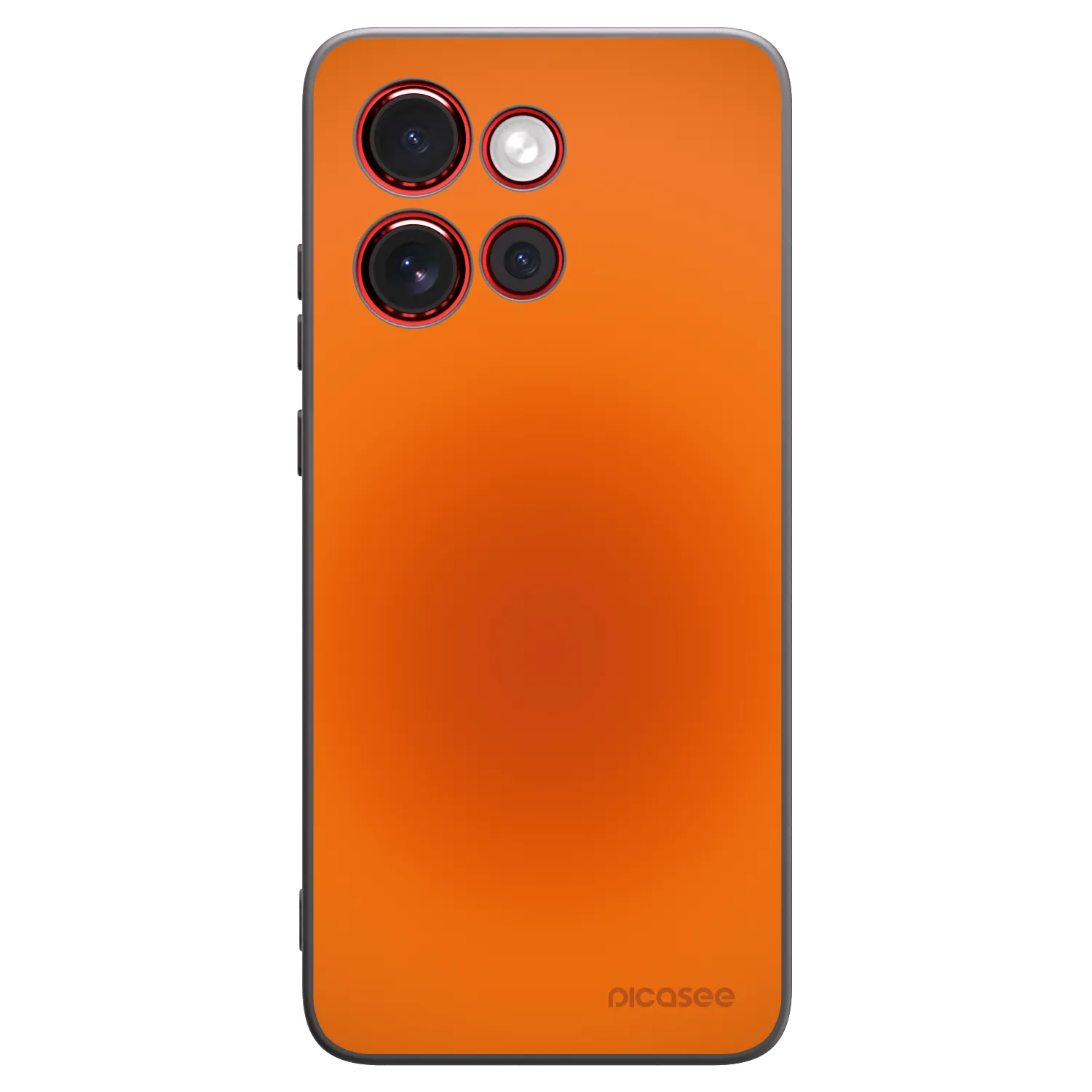 Picasee silikonowe czarne etui na Motorola Edge 60 Neo 5G - Heat Core