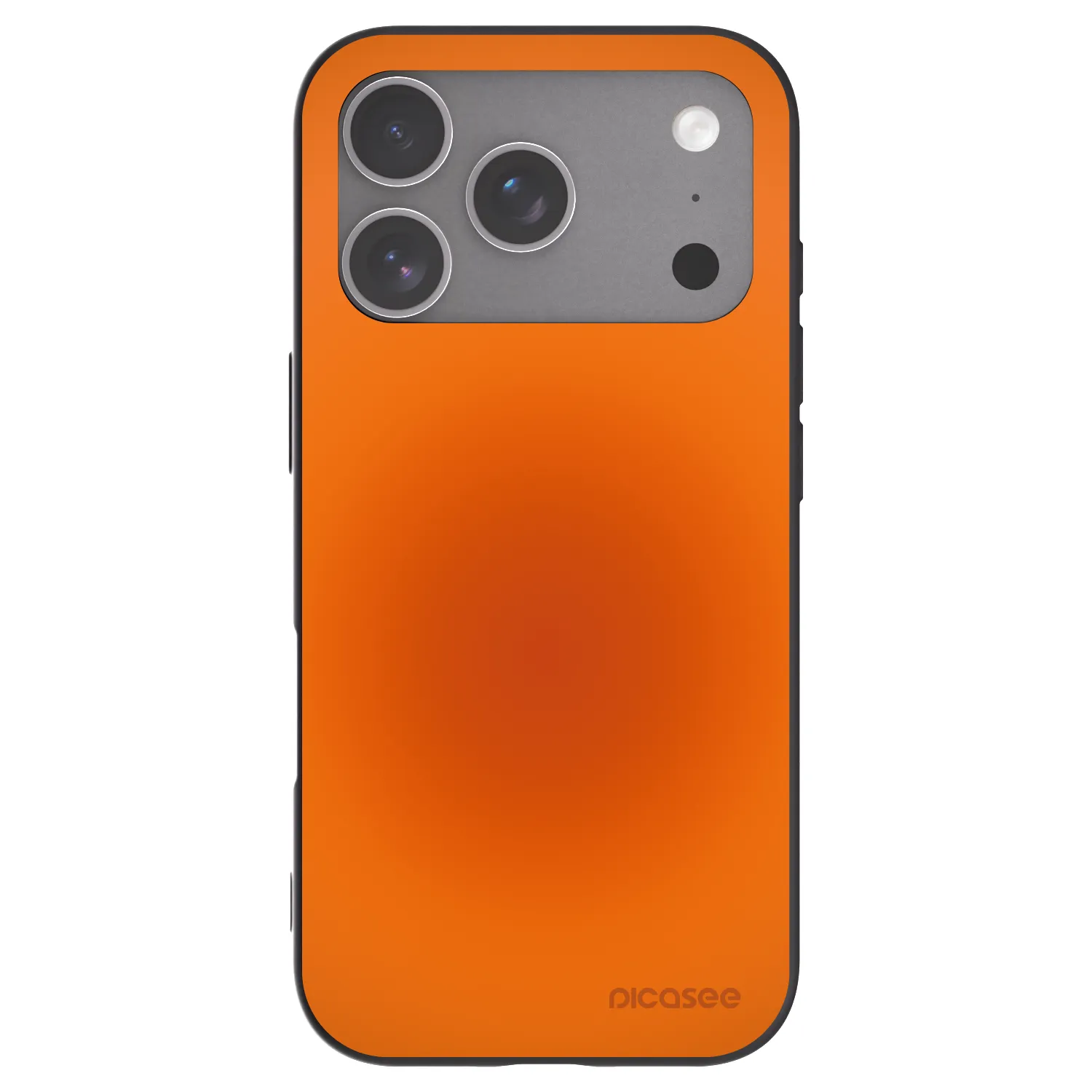 Picasee silikonowe czarne etui na Apple iPhone 18 Pro - Heat Core
