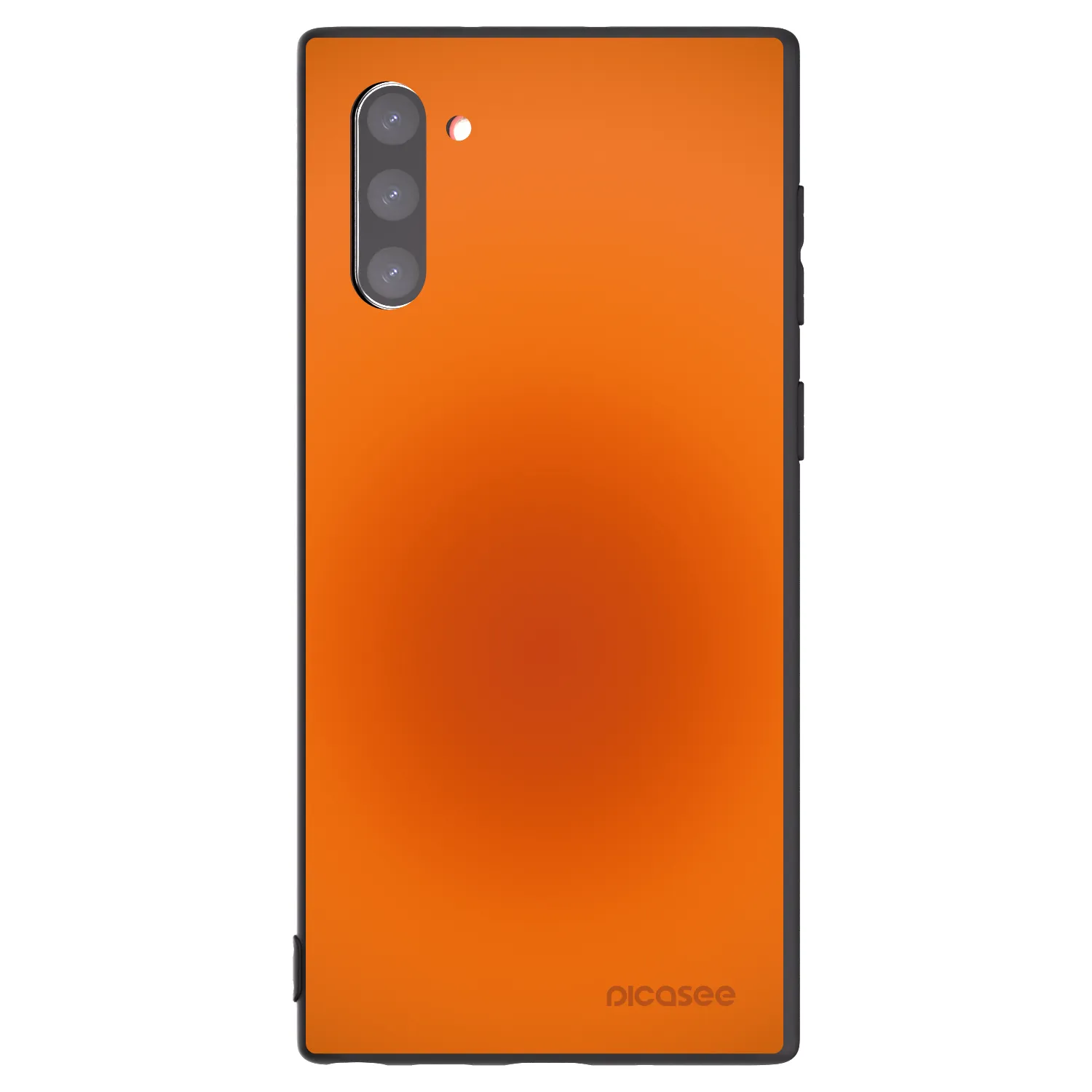 Picasee silikonowe czarne etui na Samsung Galaxy Note 10 N970F - Heat Core
