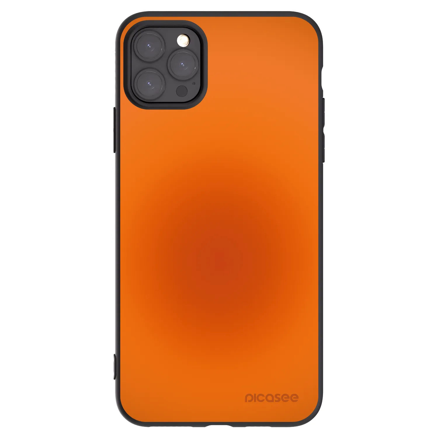 Picasee silikonowe czarne etui na Apple iPhone 11 Pro Max - Heat Core