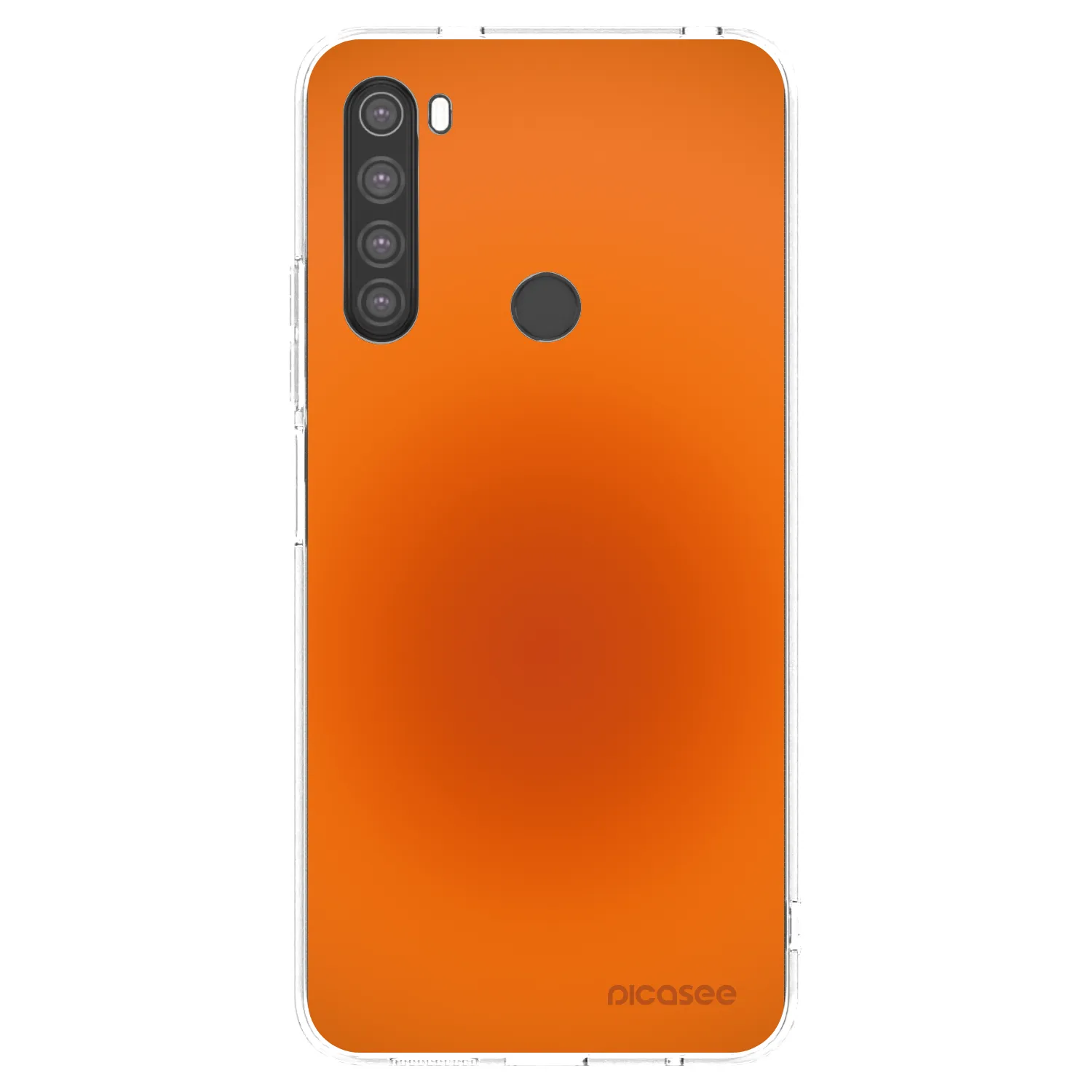 Picasee silikonowe przeźroczyste etui na Xiaomi Redmi Note 8 - Heat Core