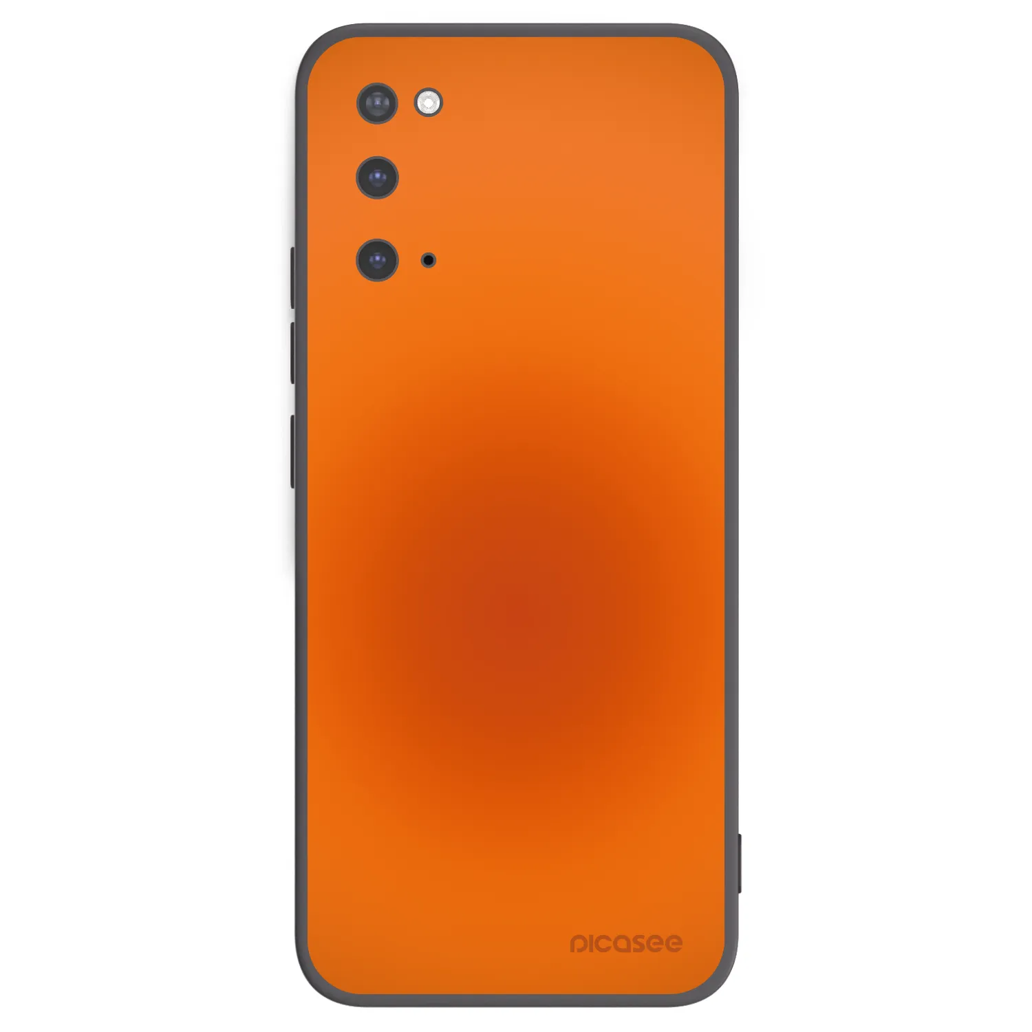 Picasee silikonowe czarne etui na Samsung Galaxy S20 G980F - Heat Core