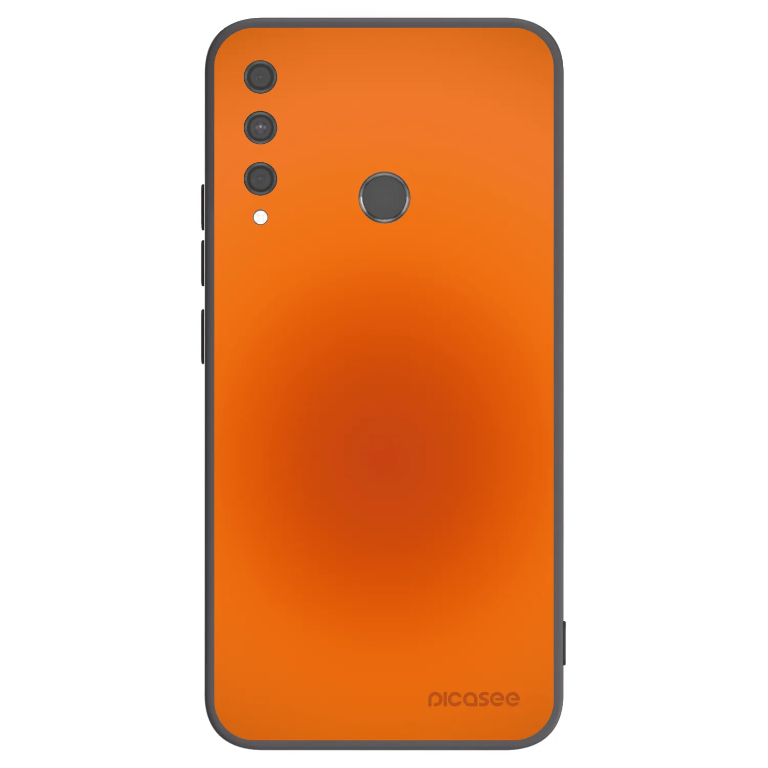 Picasee silikonowe czarne etui na Huawei P40 Lite E - Heat Core