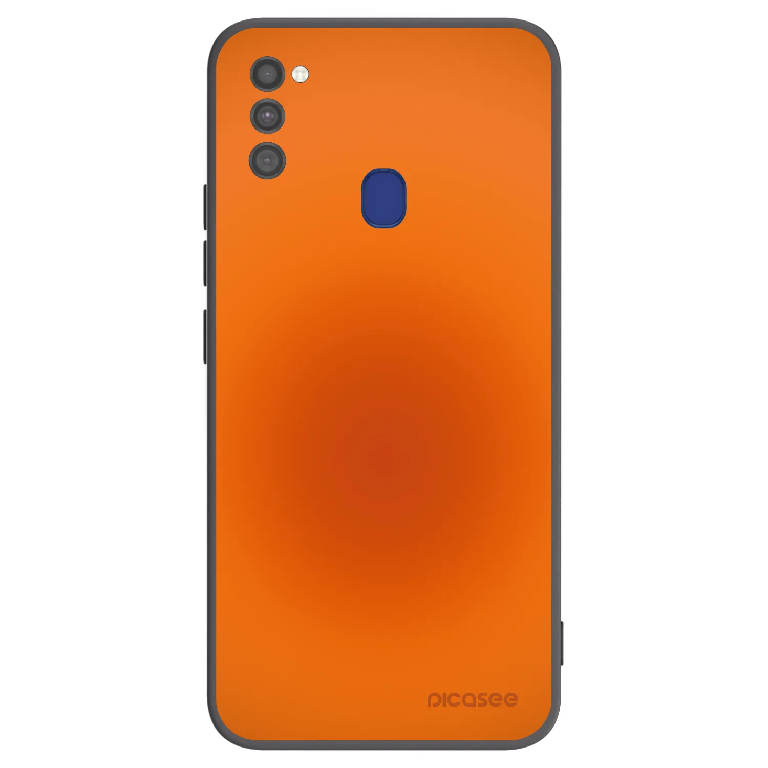 Picasee silikonowe czarne etui na Samsung Galaxy M21 M215F - Heat Core