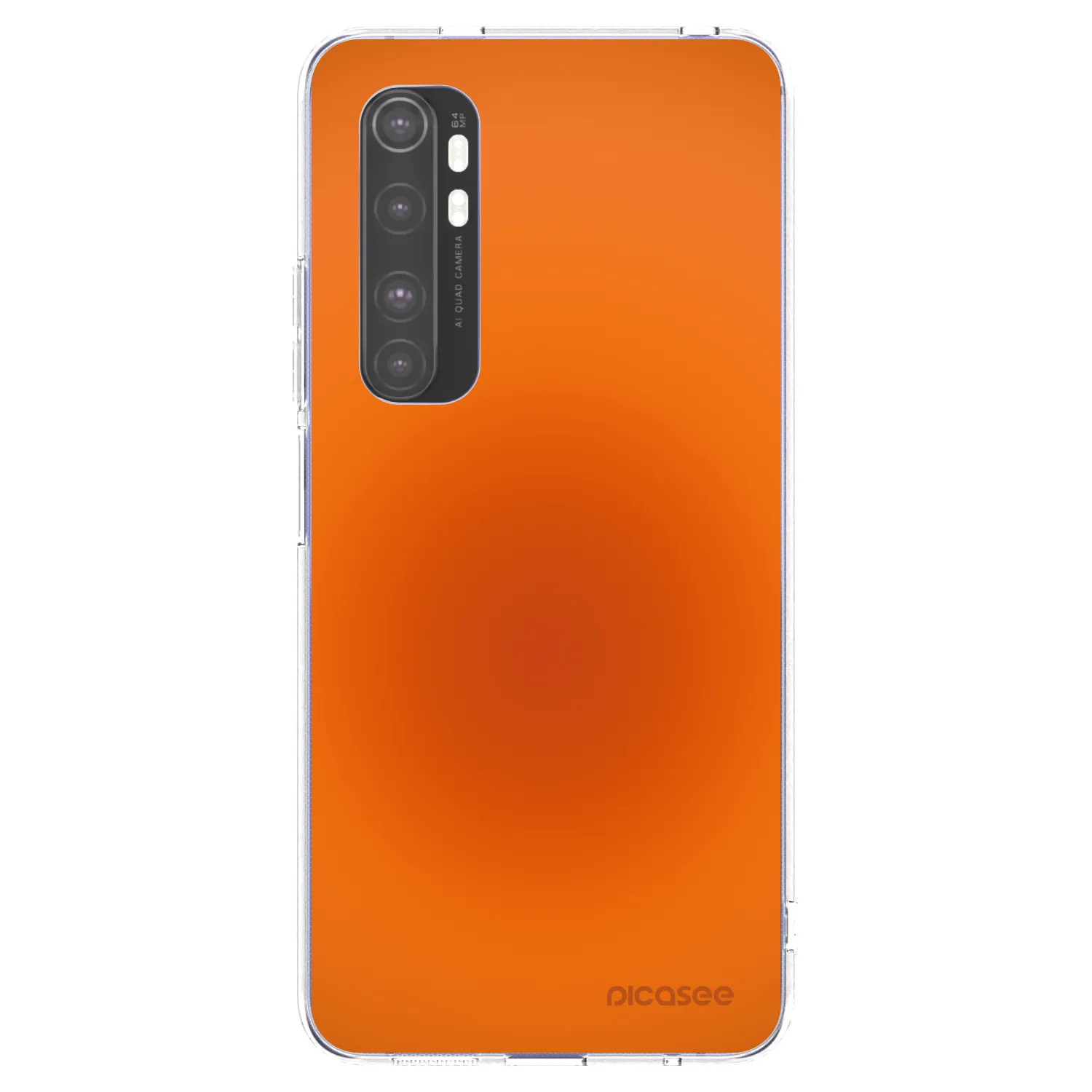 Picasee silikonowe przeźroczyste etui na Xiaomi Mi Note 10 Lite - Heat Core