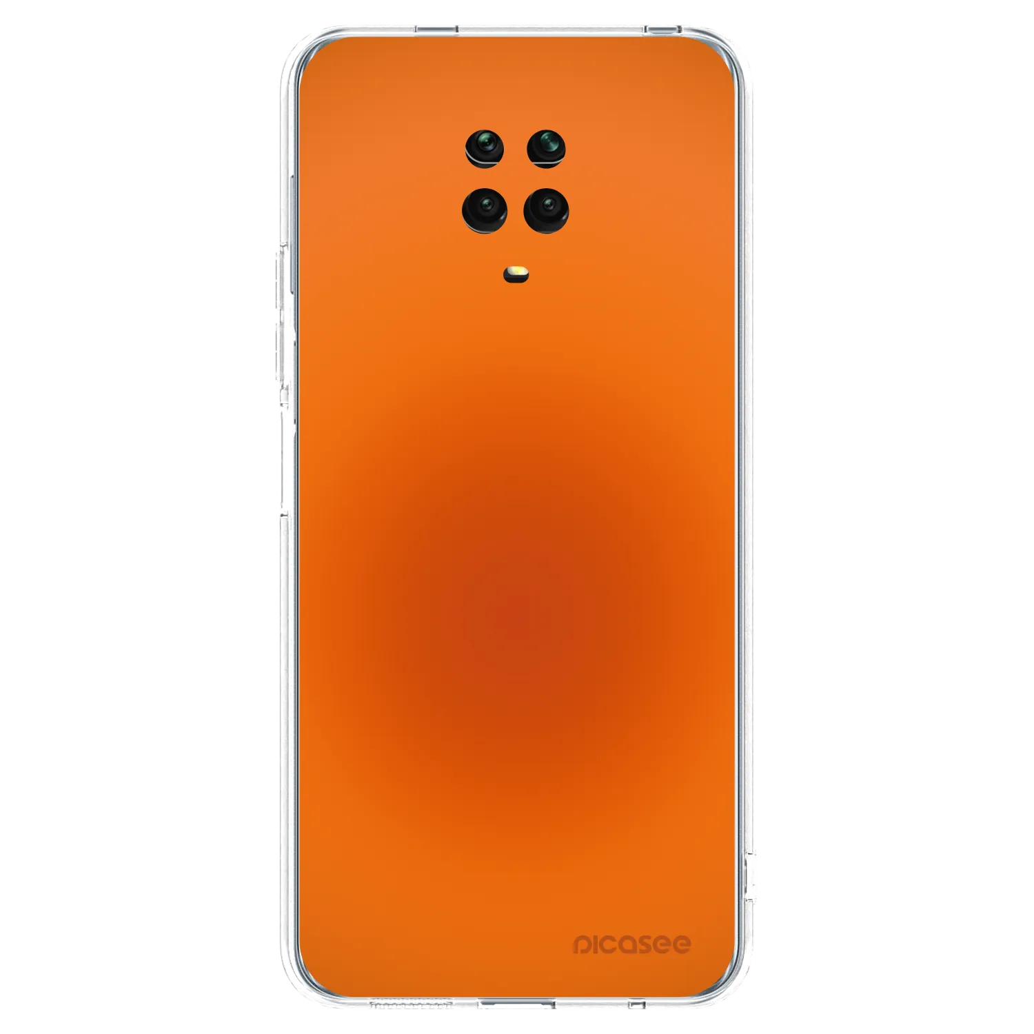 Picasee silikonowe przeźroczyste etui na Xiaomi Redmi Note 9S - Heat Core