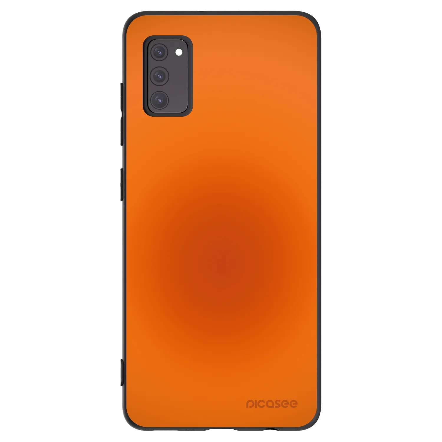 Picasee silikonowe czarne etui na Samsung Galaxy A41 A415F - Heat Core
