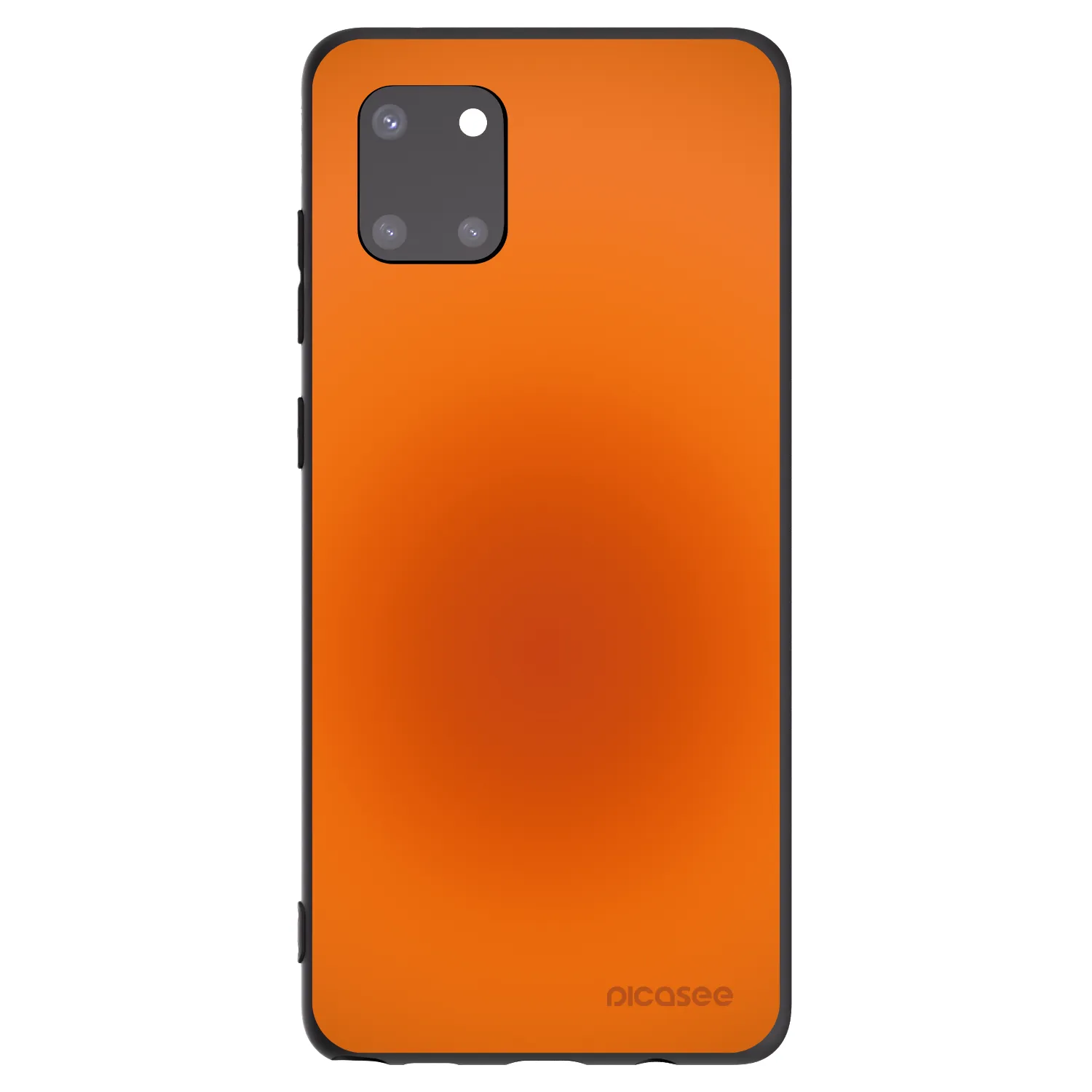 Picasee silikonowe czarne etui na Samsung Galaxy Note 10 Lite N770F - Heat Core
