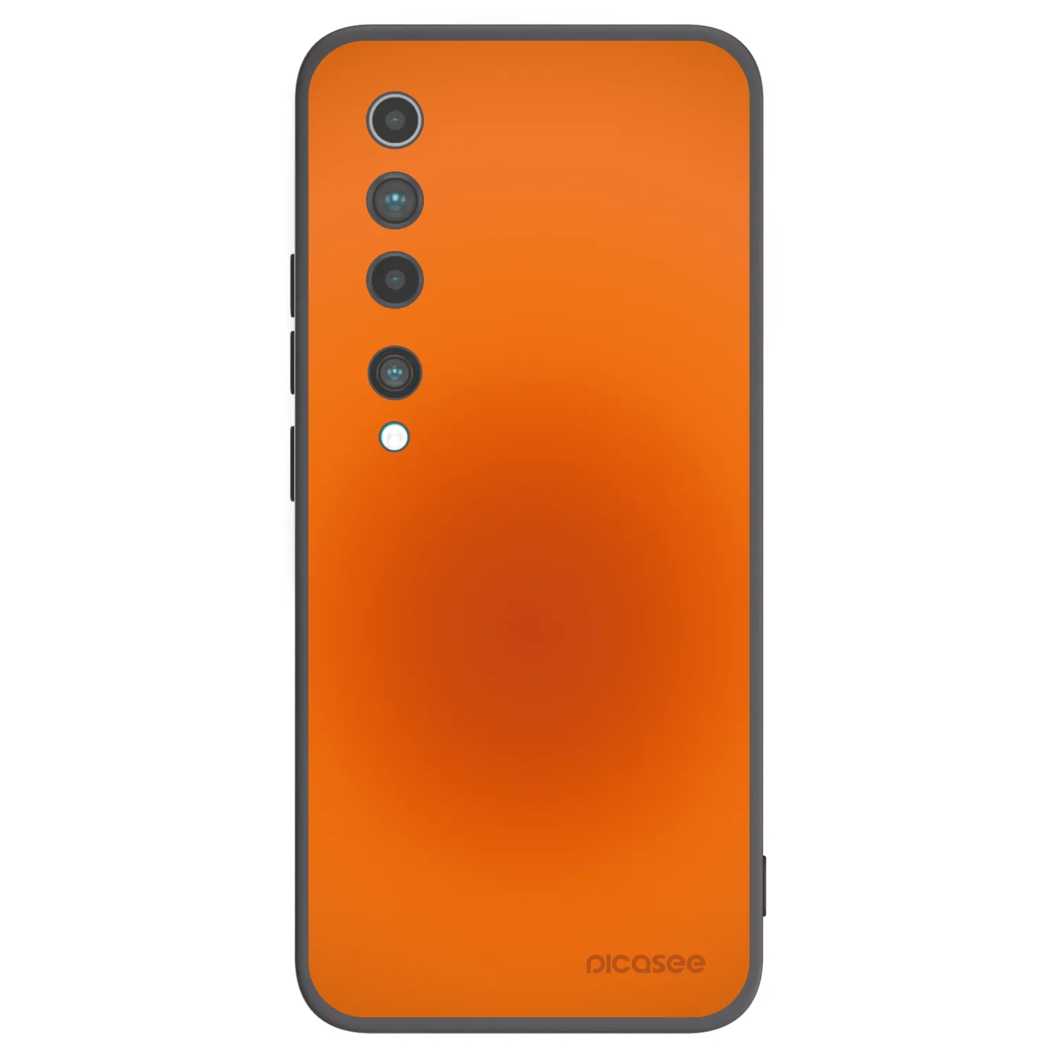 Picasee silikonowe czarne etui na Xiaomi Mi 10 - Heat Core