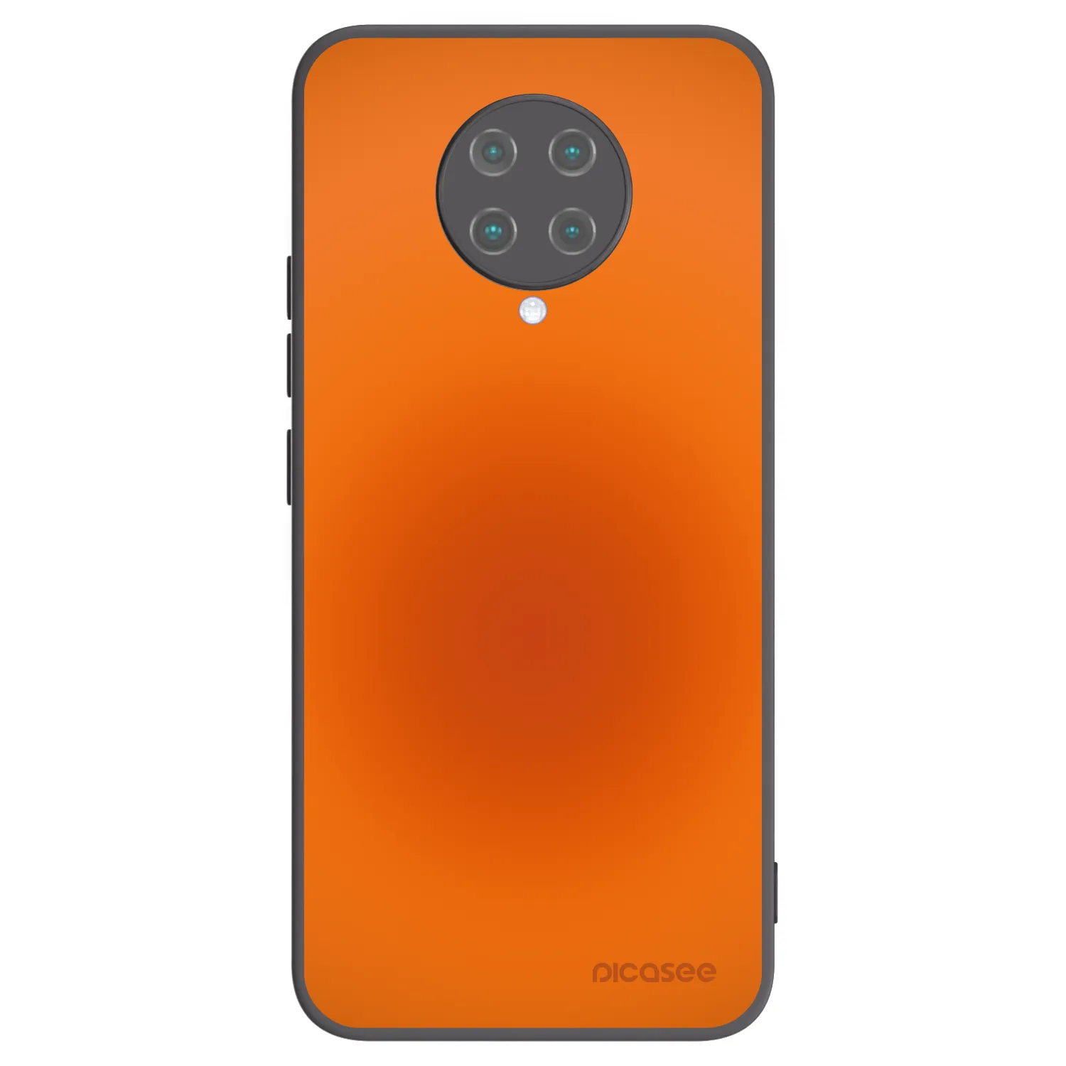 Picasee silikonowe czarne etui na Xiaomi Poco F2 Pro - Heat Core