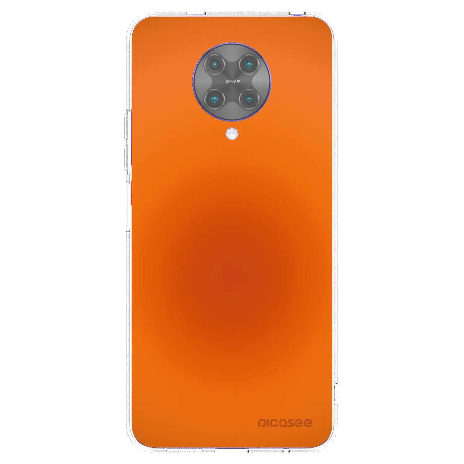 Picasee silikonowe przeźroczyste etui na Xiaomi Poco F2 Pro - Heat Core