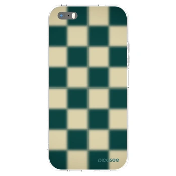 Picasee silikonowe przeźroczyste etui na Apple iPhone 5/5S/SE - Shadow Chess