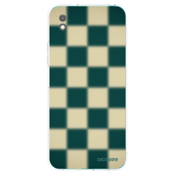Picasee silikonowe czarne etui na Xiaomi Redmi 9A - Shadow Chess