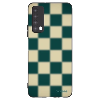 Picasee silikonowe czarne etui na Huawei P Smart 2021 - Shadow Chess