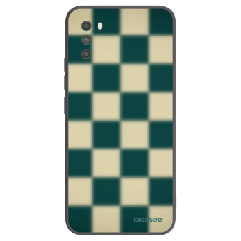 Picasee silikonowe czarne etui na Xiaomi Poco M3 - Shadow Chess