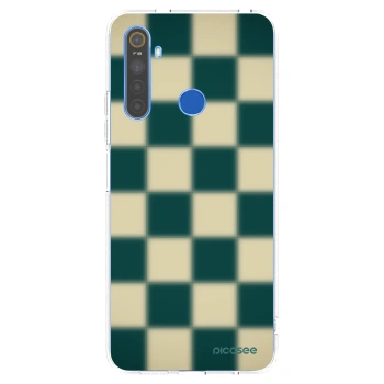 Picasee silikonowe przeźroczyste etui na Realme 5 - Shadow Chess