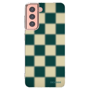 Picasee silikonowe przeźroczyste etui na Samsung Galaxy S21 5G G991B - Shadow Chess