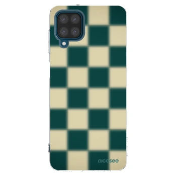 Picasee silikonowe przeźroczyste etui na Samsung Galaxy A12 A125F - Shadow Chess