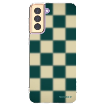 Picasee silikonowe przeźroczyste etui na Samsung Galaxy S21+ 5G G996F - Shadow Chess
