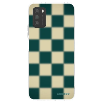 Picasee silikonowe przeźroczyste etui na Xiaomi Poco M3 - Shadow Chess