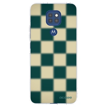 Picasee silikonowe przeźroczyste etui na Motorola Moto G9 Play - Shadow Chess