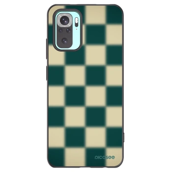 Picasee silikonowe czarne etui na Xiaomi Redmi Note 10 Pro - Shadow Chess