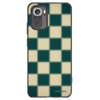 Picasee silikonowe czarne etui na Xiaomi Redmi Note 10S - Shadow Chess
