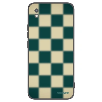 Picasee silikonowe czarne etui na Xiaomi Redmi 9AT - Shadow Chess