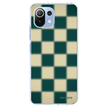 Picasee silikonowe przeźroczyste etui na Xiaomi Mi 11 Lite - Shadow Chess