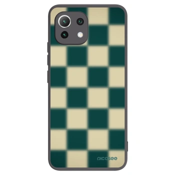 Picasee silikonowe czarne etui na Xiaomi Mi 11 Lite - Shadow Chess