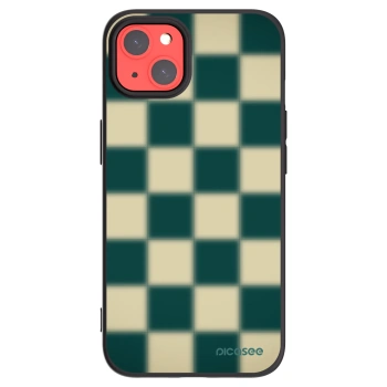 Picasee silikonowe czarne etui na Apple iPhone 13 - Shadow Chess