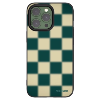 Picasee silikonowe czarne etui na Apple iPhone 13 Pro - Shadow Chess