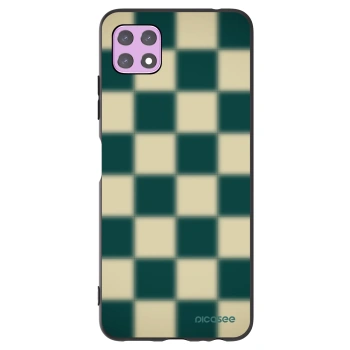 Picasee silikonowe czarne etui na Samsung Galaxy A22 A226B 5G - Shadow Chess