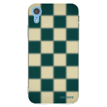 Picasee silikonowe przeźroczyste etui na Apple iPhone XR - Shadow Chess